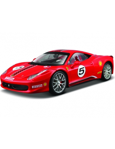 Bburago 1:24 Ferrari Racing 458 Challenge red