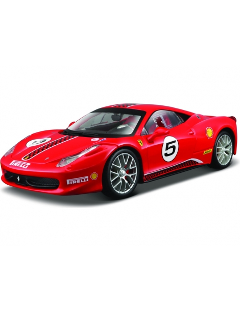 Bburago 1:24 Ferrari Racing 458 Challenge red