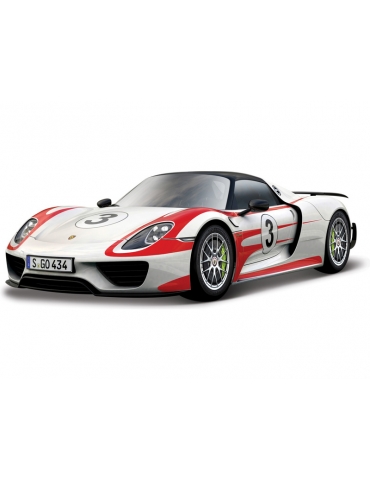 Bburago 1:24 Race Porsche 918 Weissach white