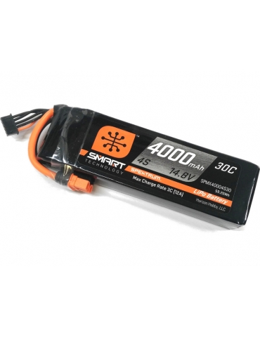 Akumuliatorius Spektrum Smart LiPo 14.8V 4000mAh 30C IC3