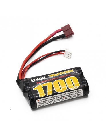 Akumuliatorius T-plug Li Ion 7.4V 1700mA 15C