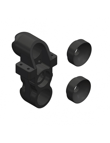 Team Corally - steering block - pillow ball cup (2) front - composite - 1set