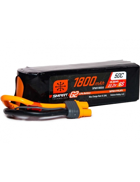 Akumuliatorius Spektrum Smart G2 LiPo 22.2V 1800mAh 50C