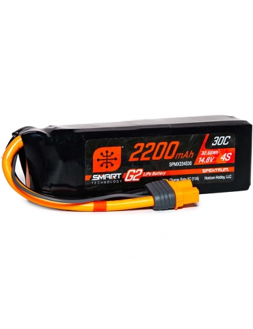 Akumuliatorius Spektrum Smart G2 LiPo 14.8V 2200mAh 30C IC3