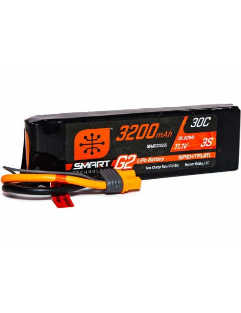 Akumuliatorius Spektrum Smart G2 LiPo 11.1V 3200mAh 30C IC3