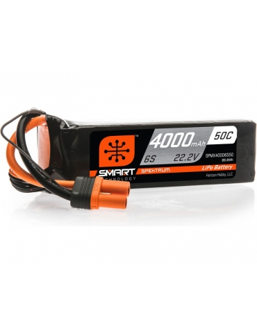 Spektrum Smart LiPo 22.2V 4000mAh 50C IC5