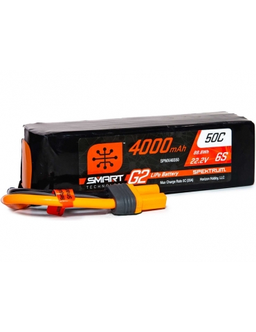 Spektrum Smart G2 LiPo 22.2V 4000mAh 50C IC5