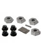 RC ratų stebulės 14 mm sidabro spalvos 4 vnt. Savage RC modeliui | CyborgShop