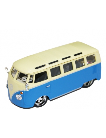 Bburago Plus Volkswagen Van Samba 1:32 blue
