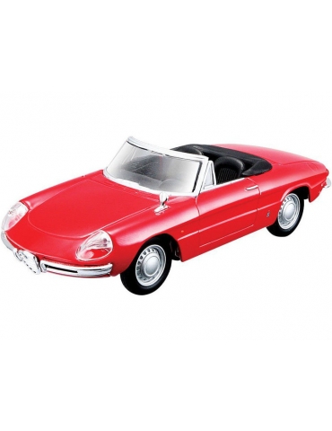 Modelis Bburago 1:32 Classic Alfa Romeo Spider (1996) - raudona