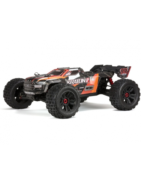 RC Modelis Arrma 1/5 Kraton 8S V2 BLX Smart RTR - oranžinė