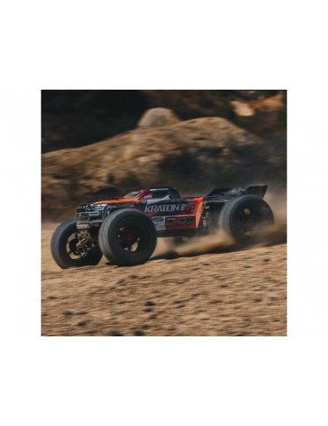 RC Modelis Arrma 1/5 Kraton 8S V2 BLX Smart RTR - oranžinė