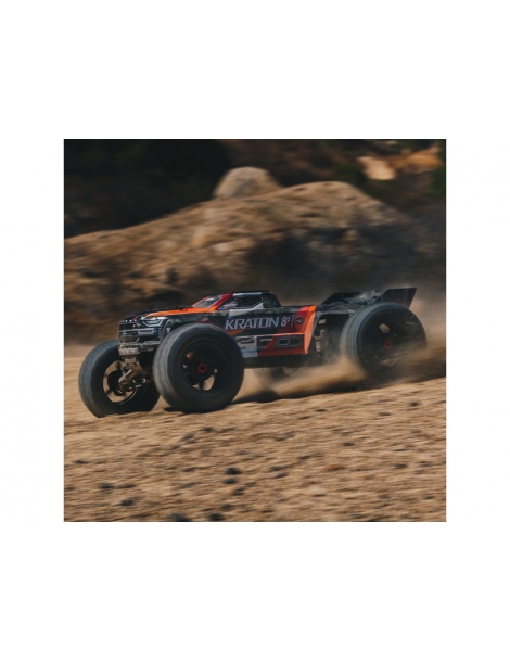 RC Modelis Arrma 1/5 Kraton 8S V2 BLX Smart RTR - oranžinė