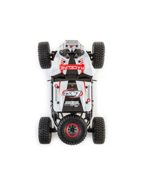 RC modelis Losi 1/6 Super Rock Rey V2 4WD RTR - balta
