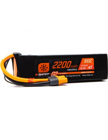 Spektrum Smart G2 LiPo 14.8V 2200mAh 100C IC3