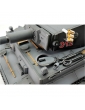 RC Tankas 1/16 Tiger I ankstyvos versijos pilkos spalvos BB (dūmai)
