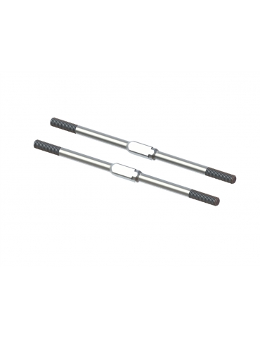 ARA340175 - Arrma Steel Turnbuckle M4x95mm Silver (2)