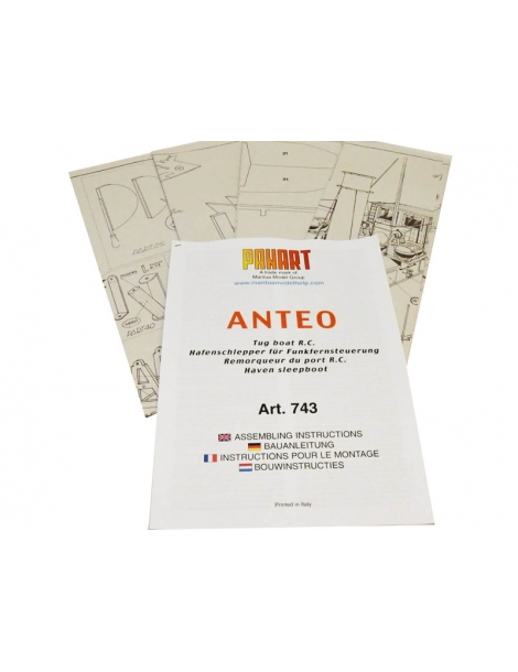 Laivo modelis Mantua Model Anteo 1:30 KIT