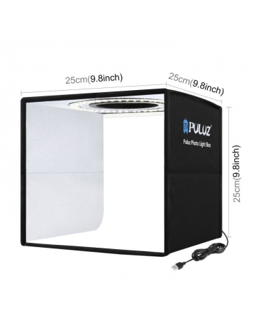 Puluz Shadeless tentas 80 cm LED 8500 liumenų