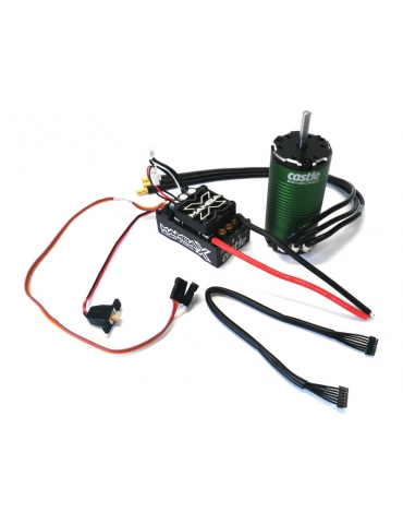 Castle Motor 1415 2400Kv senzored 3.17mm, ESC Mamba X