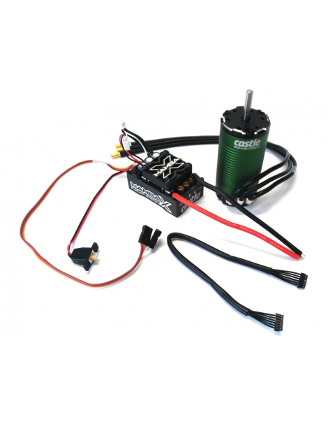 Castle Motor 1415 2400Kv senzored 3.17mm, ESC Mamba X