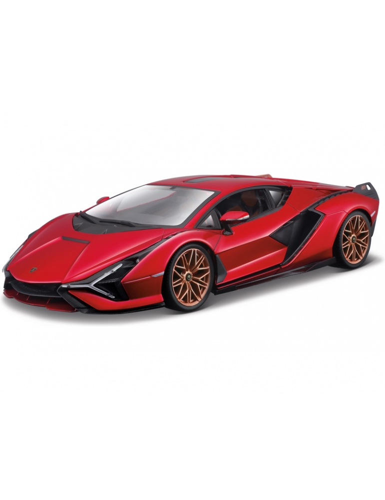 Modelis Bburago Lamorghini Sian FKP37 1:24 - raudona