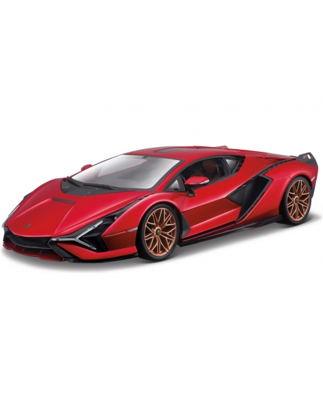 Modelis Bburago Lamorghini Sian FKP37 1:24 - raudona