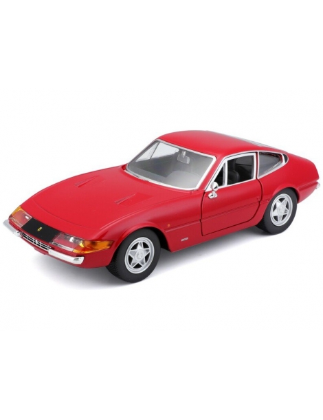 Modelis Bburago Ferrari 365 GTB4 1:24 - raudona