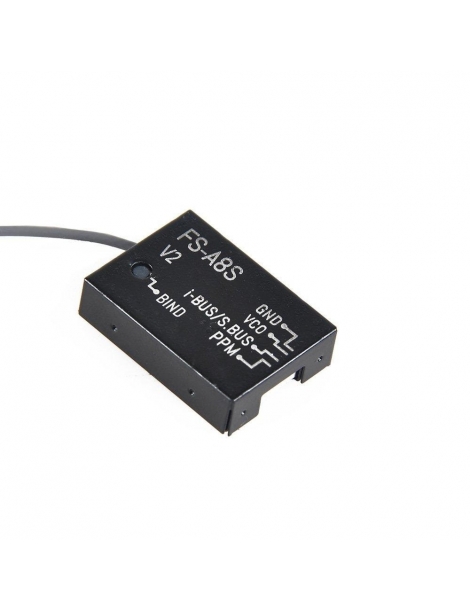 RC imtuvas 2.4GHz 8CH mini FlySky FS-A8S – CyborgShop