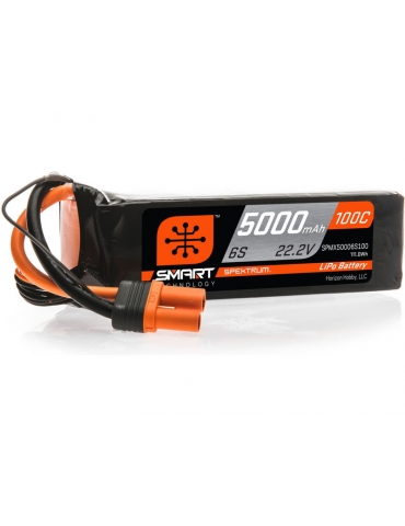 Akumuliatorius Spektrum Smart LiPo 22.2V 5000mAh 100C IC5