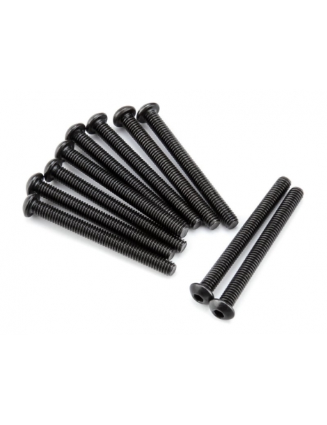 Z356 - BUTTON HEAD SCREW M3x18mm (HEX SOCKET/10pcs)