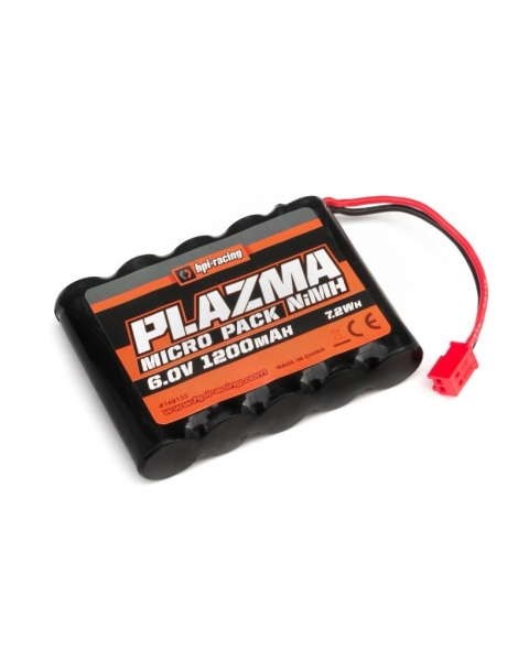 160155 - Plazma 6.0V 1200mAh NiMH Micro RS4 Battery Pack