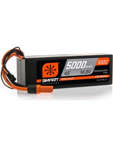 Akumuliatorius Spektrum Smart LiPo 14.8V 5000mAh 100C HC IC5