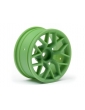 112811 - RTR WHEEL 26MM GREEN (6MM OFFSET/2PCS)