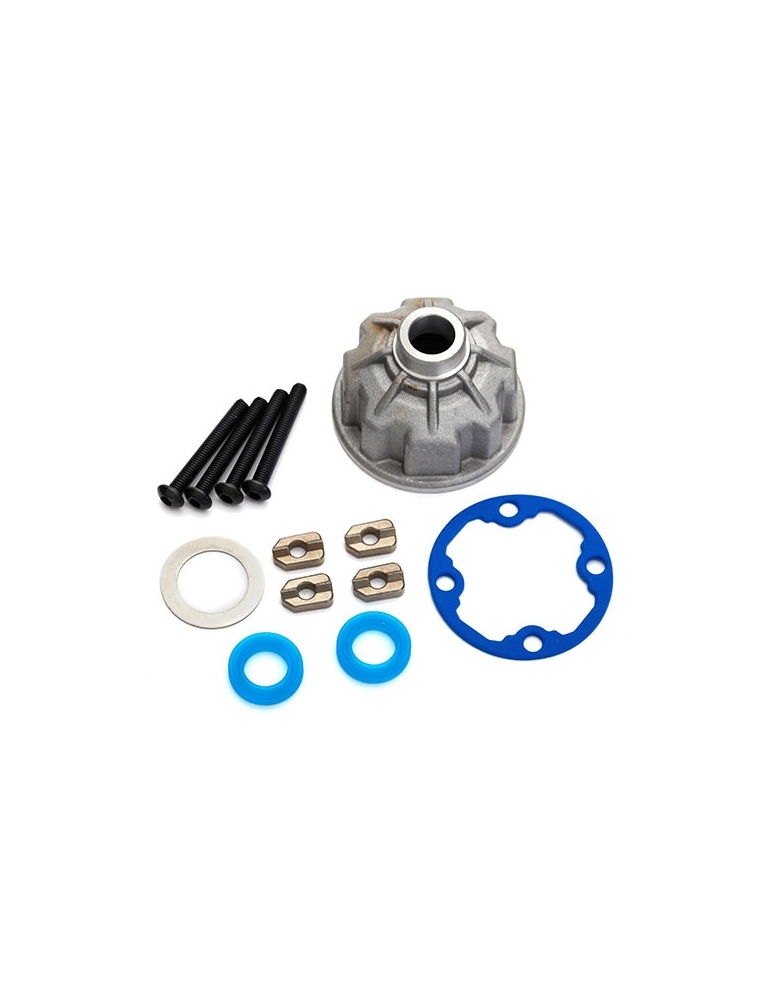 8681X - Traxxas Carrier, differential (aluminum)/ accessories
