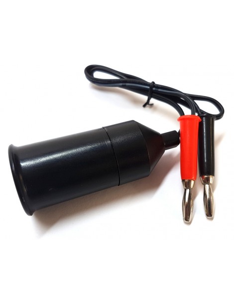 Car socket adaptor with bananas