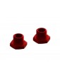 Arrma Aluminum Wheel Hex 17mm 14.6mm Thick Red (2)