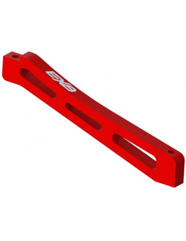 Arrma Front Center Chassis Brace Aluminum 98mm Red