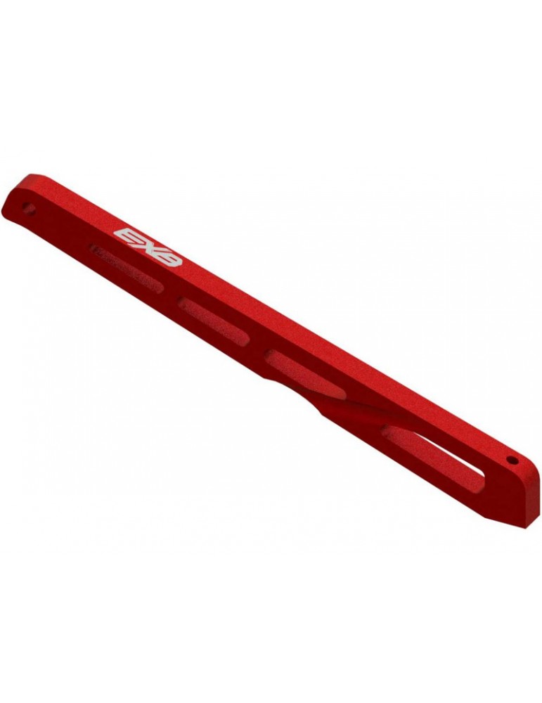 Arrma Rear Center Chassis Brace Aluminum 140mm Red