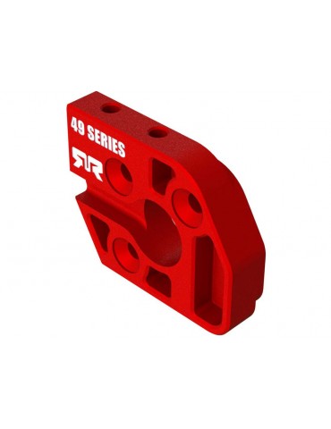 Arrma Aluminum Motor Plate 49 Series Red