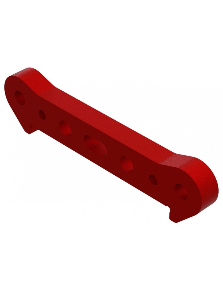 Arrma Aluminum Front Suspension Mount (Red)