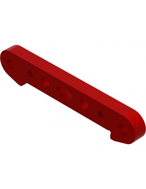 Arrma Aluminum Rear Suspension Mount (Red)