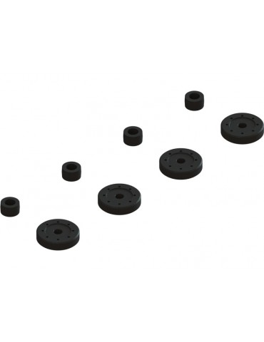 Arrma Shock Pistons & Cartridge Spacers (4 Shocks)