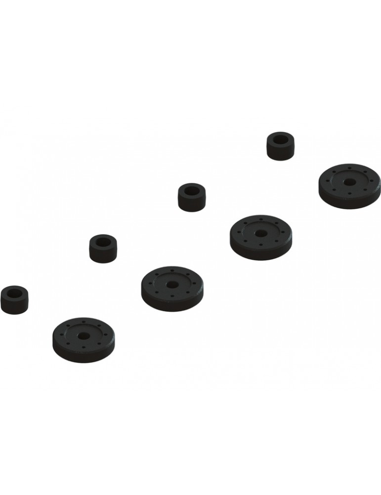 Arrma Shock Pistons & Cartridge Spacers (4 Shocks)