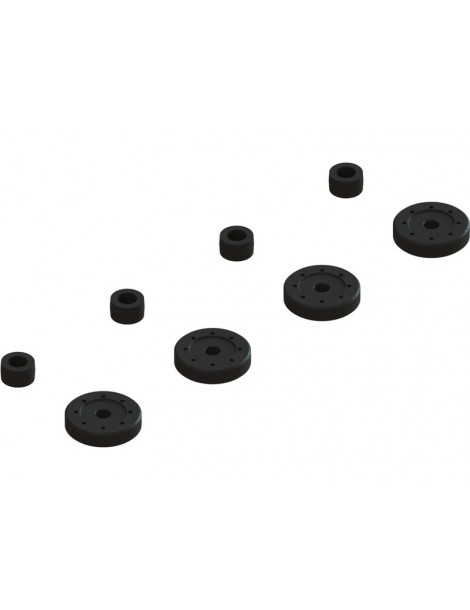 Arrma Shock Pistons & Cartridge Spacers (4 Shocks)