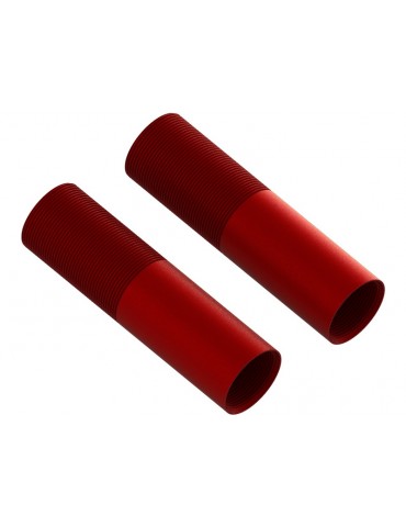 Arrma Aluminum Shock Body 24x88mm (Red) (2)