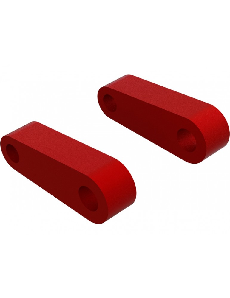 Arrma Aluminum Fr Suspension Mounts (Red) (2)