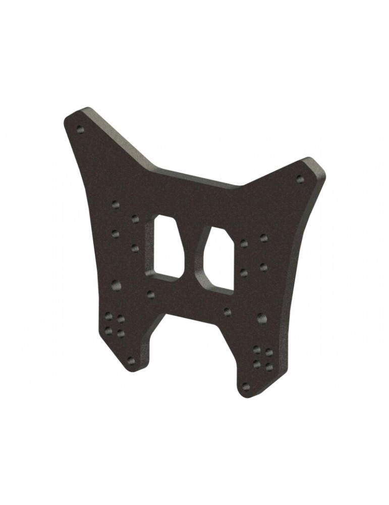 Arrma Aluminum Rear Shock Tower (Black)