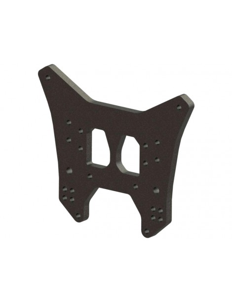 Arrma Aluminum Rear Shock Tower (Black)