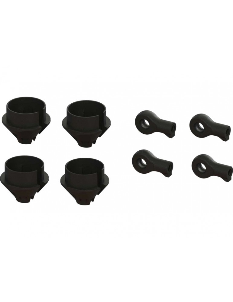 Arrma HD Shock Rod End and Spring Cup Set (2 Pairs)